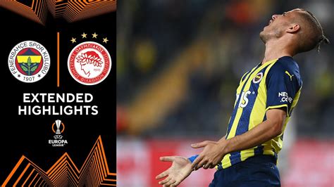 olympiacos fenerbahce watch live